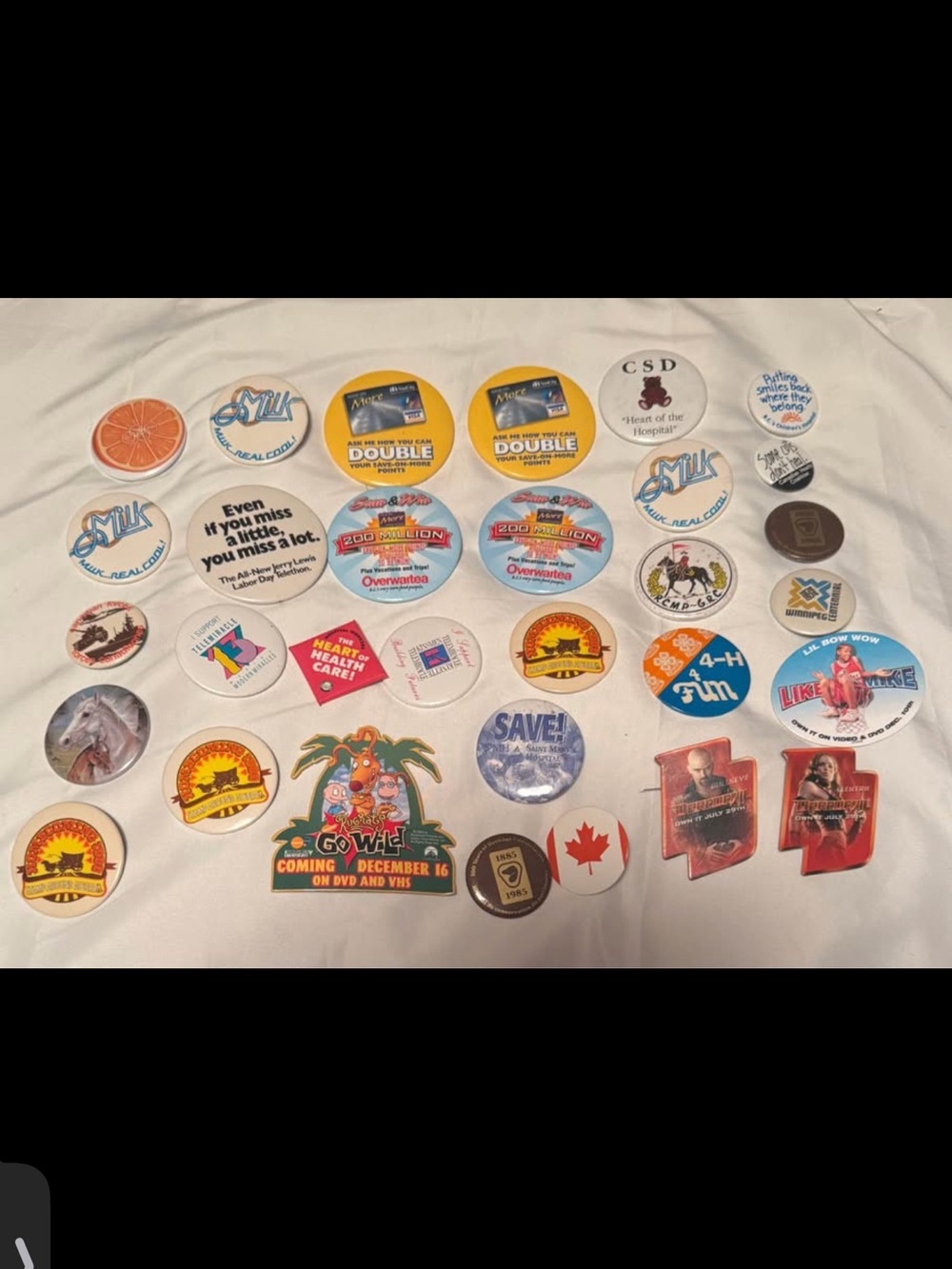 Assorted Promotional Button Pin Pack - Colorful Mix
